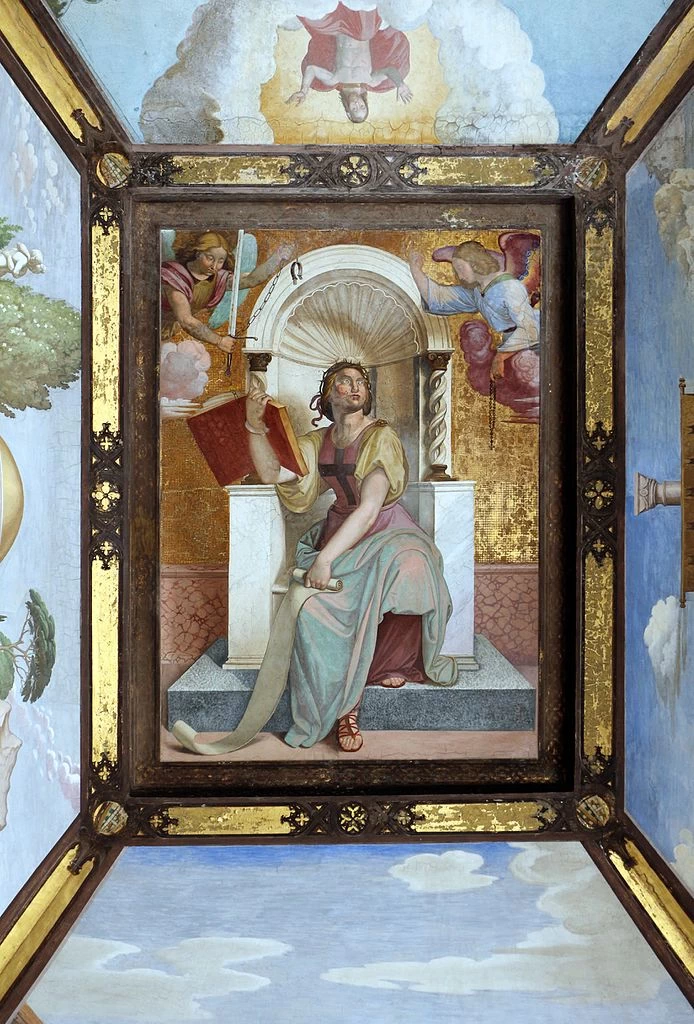 Friedrich Overbeck - Casa Massimo, stanza del Tasso, soffitto